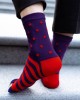 Men Toe Socks Cotton Running Five Finger Socks Colorful Sports Socks with toes, 5 Pairs