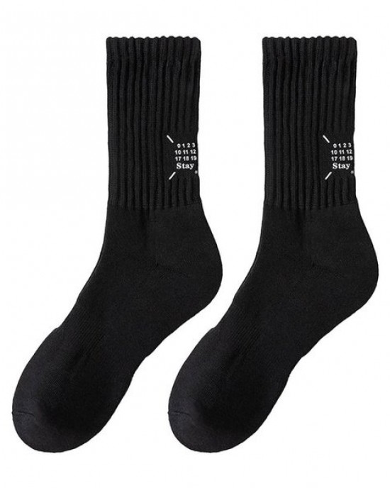Men Socks Casual Solid Color White Socks Calf Cotton Socks for Women Summer Thin Socks