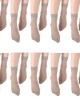 10 Pairs Women Sheer Stretch Short Socks for Business Meetings Evening Event