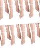 10 Pairs Women Sheer Stretch Short Socks for Business Meetings Evening Event