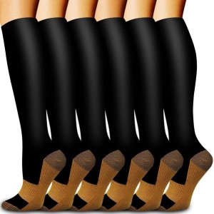 Compression Socks for Men & Women - Calf Support Socks for Running, Cycling, Yoga & Sports