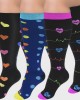 Plus Size Compression Socks for Women - 2XL to 7XL Support Socks for Running, Travel &
