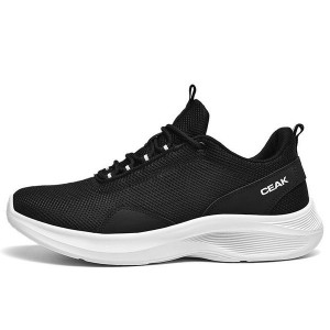 Breathable Knit Men's Sneakers Lightweight Soft Sole Athletic Casual Socks Shoes