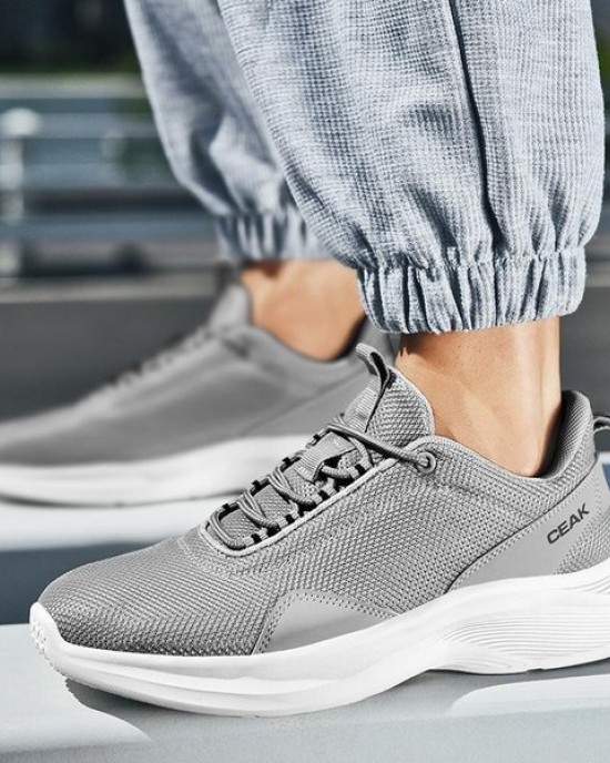 Breathable Knit Men's Sneakers Lightweight Soft Sole Athletic Casual Socks Shoes