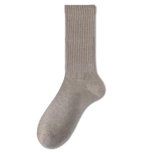 Seamless Cotton Crew Socks for Women - Odor-Resistant, Moisture-Wicking, All-Season