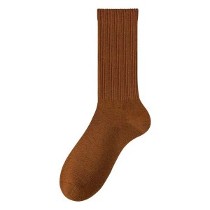 Seamless Cotton Crew Socks for Women - Odor-Resistant, Moisture-Wicking, All-Season