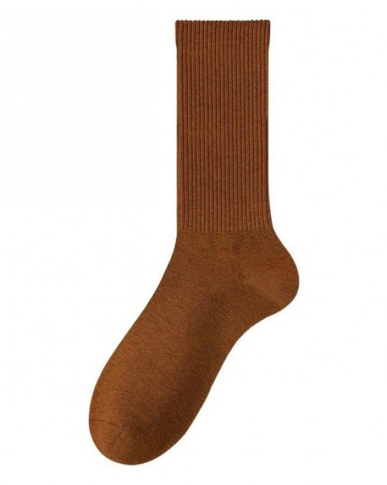 Seamless Cotton Crew Socks for Women - Odor-Resistant, Moisture-Wicking, All-Season