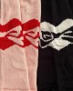 Women's Lolitas Knit Long Socks Bowknot Leg Warmers Harajuku Booties Socks Gift