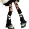 Women's Lolitas Knit Long Socks Bowknot Leg Warmers Harajuku Booties Socks Gift
