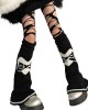 Women's Lolitas Knit Long Socks Bowknot Leg Warmers Harajuku Booties Socks Gift
