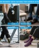 5 Pairs Extra Wide Diabetic Socks – Non-Binding, Loose Top, Super Stretch, Comfortable