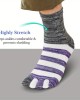 5 Pairs of Men's Five-Toe Sports Socks, High Quality Fabric, Moisture-Wicking and