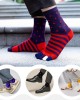 5 Pair of Striped Toe Sports Socks - Breathable, Moisture-Wicking, Comfortable Athletic