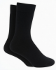 Men's Cotton Crew Socks - 100% Breathable, Moisture-Wicking & Odor-Resistant, Black &