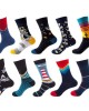 Unisex Mid-Crew Socks 10-Pack | Basketball & Casual Athletic Socks for Men & Women