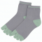 Breathable Cotton Toe Socks for Women - Anti-Odor, Moisture-Wicking, Mid-Crew Length