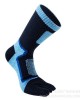 Men's Toe Socks for Hiking & Running - 10-Pack Breathable Cotton Winter Sports Socks