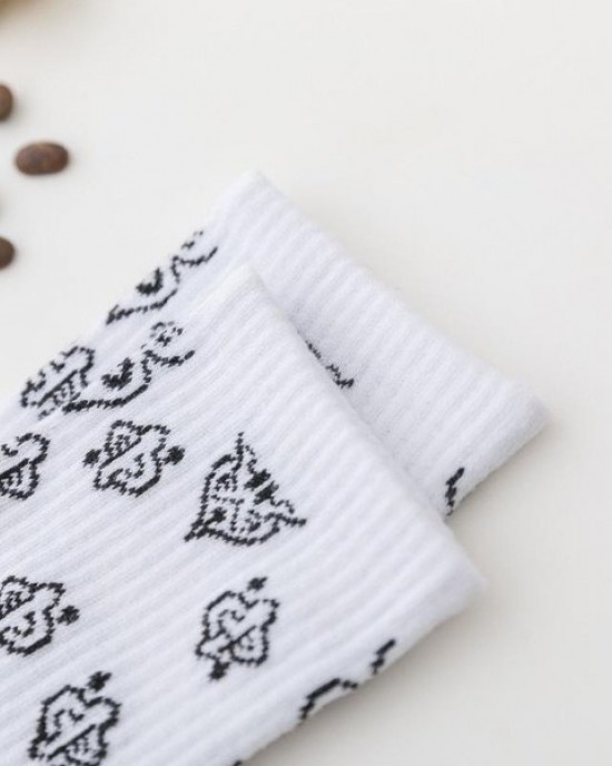 Hip Hop Crew Socks | West Coast Streetwear Style | Unisex Cotton Rap Socks for Men and
