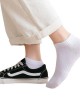 Summer Solid Color Couples Socks - Breathable Cotton Ankle Socks for Men and Women,
