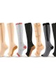 Zip Socks Compression Socks Open Toe Sports Socks for Running Non-Slip Calf Sleeves