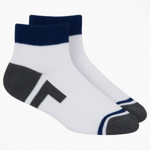 Men's Breathable Sports Ankle Socks | Anti-Odor Quick-Dry Cotton Crew Socks for Casual &