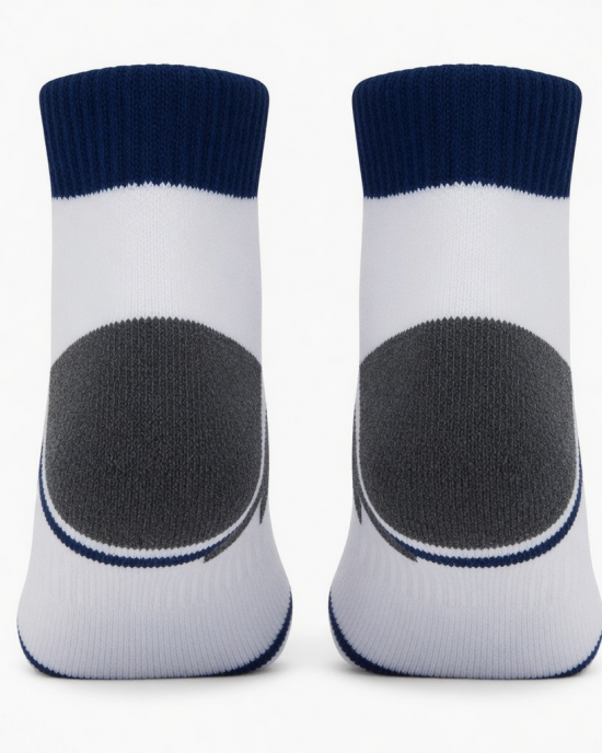 Men's Breathable Sports Ankle Socks | Anti-Odor Quick-Dry Cotton Crew Socks for Casual &