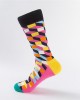Happy Trendy Socks - Unisex Couple Mid-High Cotton Socks in 9 Colors