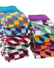 Happy Trendy Socks - Unisex Couple Mid-High Cotton Socks in 9 Colors