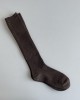 Chunky Knit Knee-High Socks for Women - Cozy Cotton Fall Fashion Socks