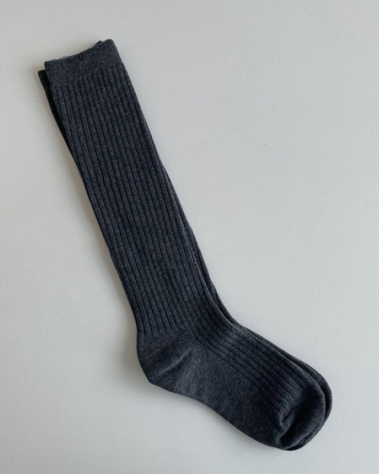 Chunky Knit Knee-High Socks for Women - Cozy Cotton Fall Fashion Socks