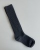 Chunky Knit Knee-High Socks for Women - Cozy Cotton Fall Fashion Socks