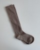 Chunky Knit Knee-High Socks for Women - Cozy Cotton Fall Fashion Socks