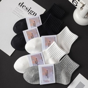 Cotton Crew Socks for Men and Women - Breathable Athletic Casual Socks, All-Season