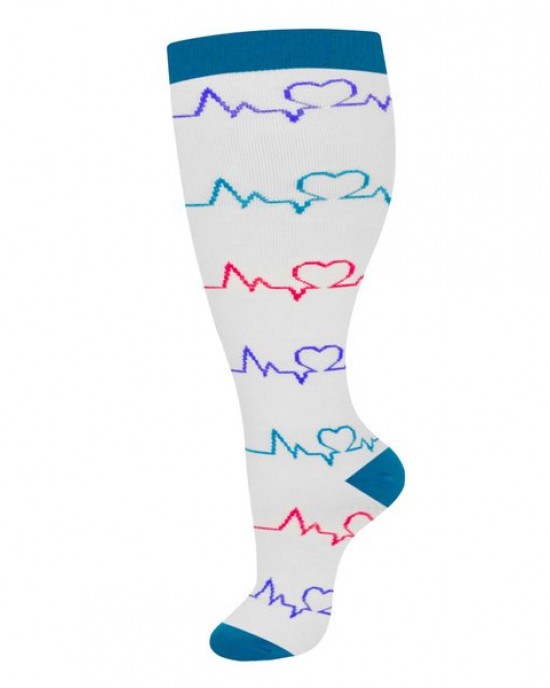 Extra Wide Calf Compression Socks for Men and Women – High-Elasticity Sports & Running