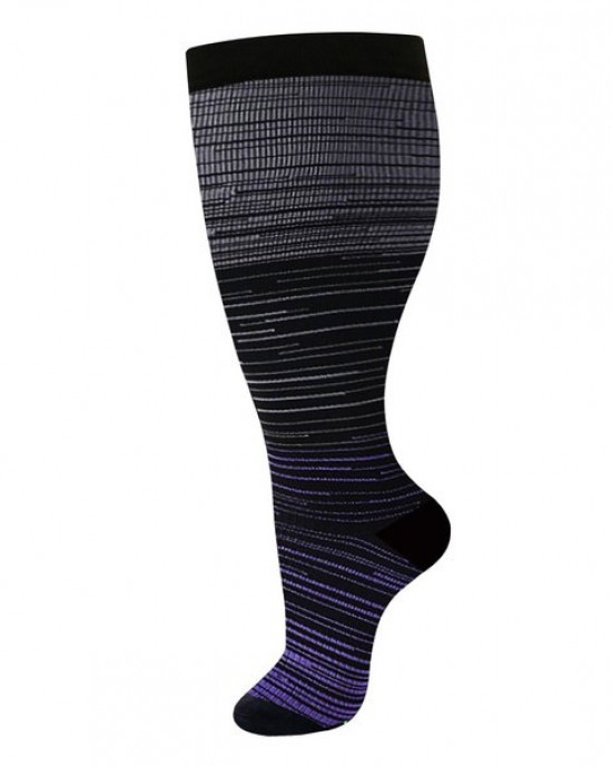 Extra Wide Calf Compression Socks for Men and Women – High-Elasticity Sports & Running