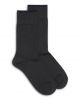 Antibacterial Cotton Dress Socks for Men - Odor-Resistant Mid-Calf Formal Socks