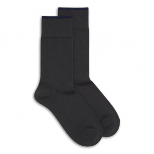 Antibacterial Cotton Dress Socks for Men - Odor-Resistant Mid-Calf Formal Socks