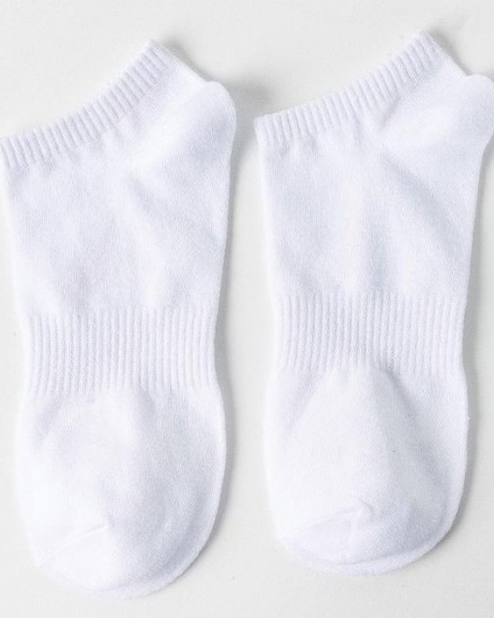 Premium Cotton Crew Socks with 200N High Elasticity for Men and Women