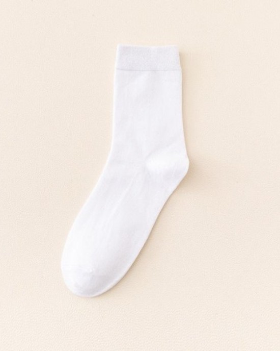 Men's Breathable Cotton Socks | Anti-Odor, Moisture-Wicking, Casual & Business Mid-Crew