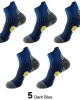 Men's Athletic Socks - Moisture Wicking Anti-Odor Low Cut Socks for Running, Cycling,