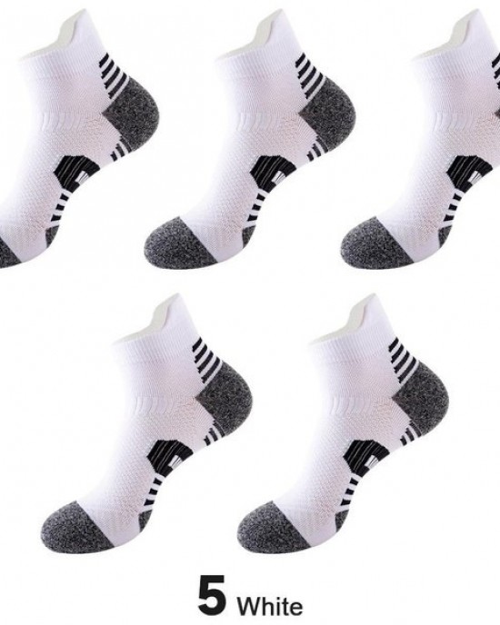 Men's Athletic Socks - Moisture Wicking Anti-Odor Low Cut Socks for Running, Cycling,