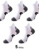 Men's Athletic Socks - Moisture Wicking Anti-Odor Low Cut Socks for Running, Cycling,