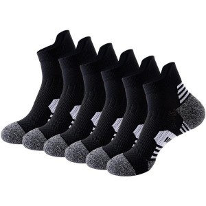 Men's Athletic Socks - Moisture Wicking Anti-Odor Low Cut Socks for Running, Cycling,