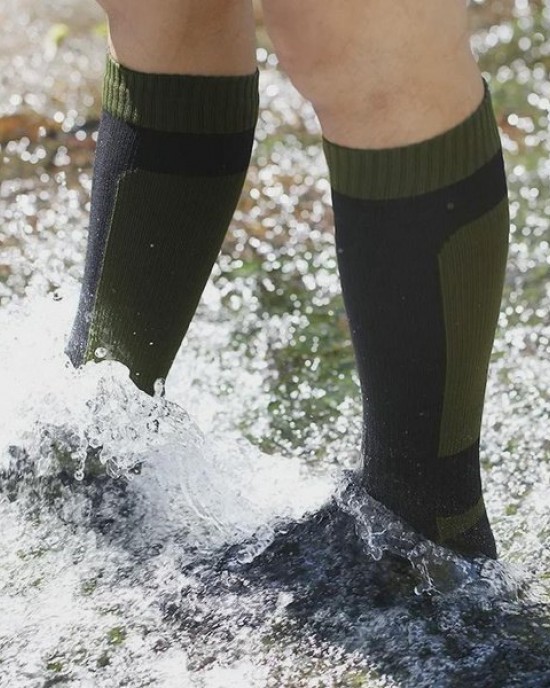 Waterproof Socks for Hiking & Skiing - Breathable, Insulated Long Socks for Outdoor