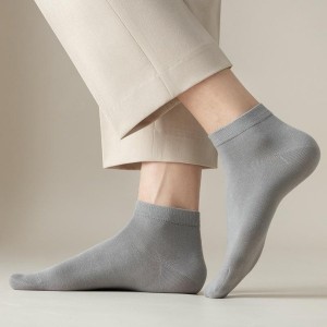 Breathable Cotton No-Show Socks for Men — Soft Long-Staple Cotton, Moisture-Wicking &