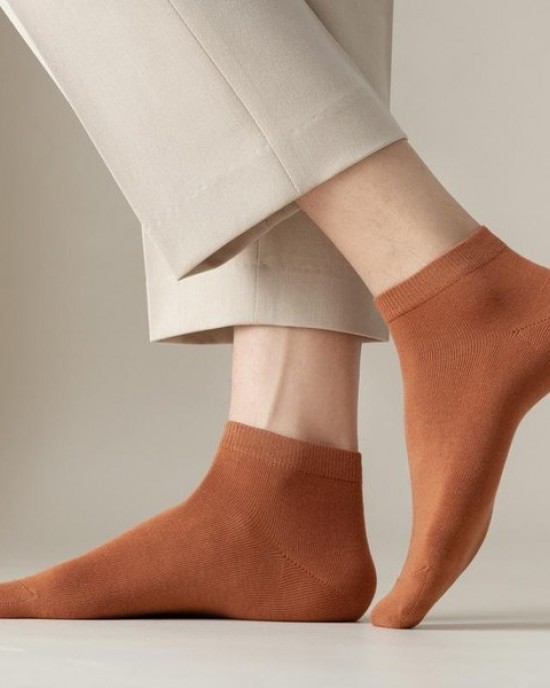 Breathable Cotton No-Show Socks for Men — Soft Long-Staple Cotton, Moisture-Wicking &