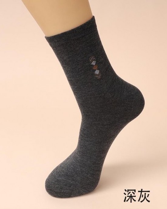 Men's Cotton Crew Socks for All Seasons - Moisture Wicking, Breathable & Odor Resistant
