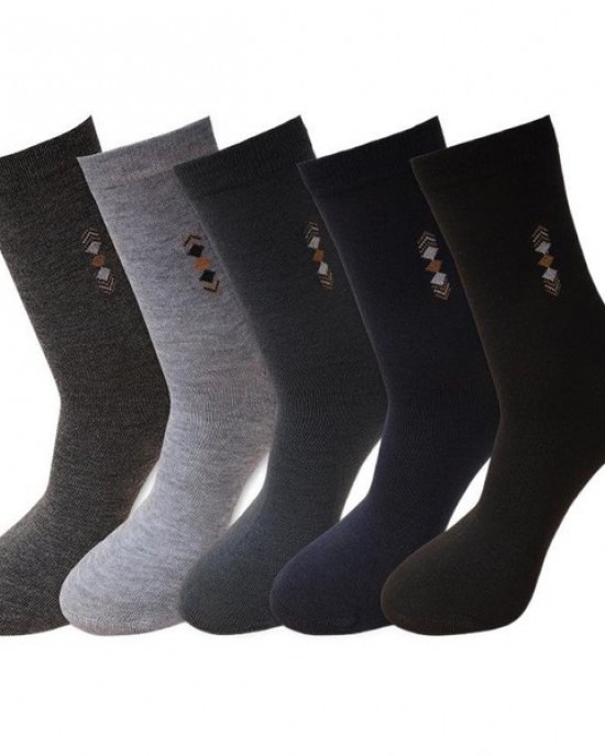 Men's Cotton Crew Socks for All Seasons - Moisture Wicking, Breathable & Odor Resistant
