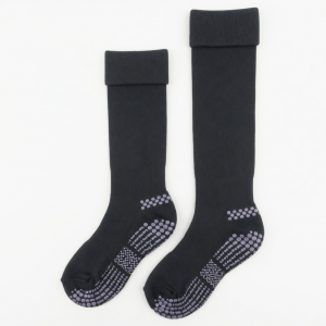 Anti-Slip Silicone Grip Yoga Socks | Knee-High & Thigh-High Stay-Up Socks for Women