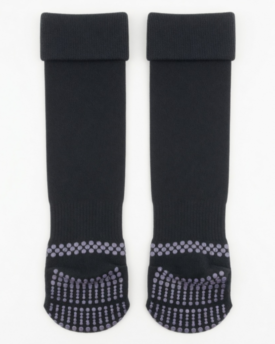Anti-Slip Silicone Grip Yoga Socks | Knee-High & Thigh-High Stay-Up Socks for Women